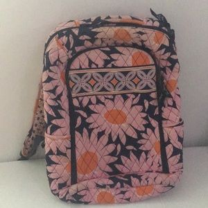 Vera Bradley Floral Printed Large Backpack